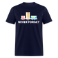 Never Forget Retro Classic T-Shirt - navy