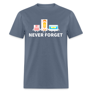 Never Forget Retro Classic T-Shirt - denim