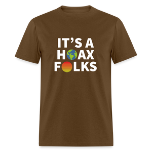 It's a hoax folks Classic T-Shirt - brown