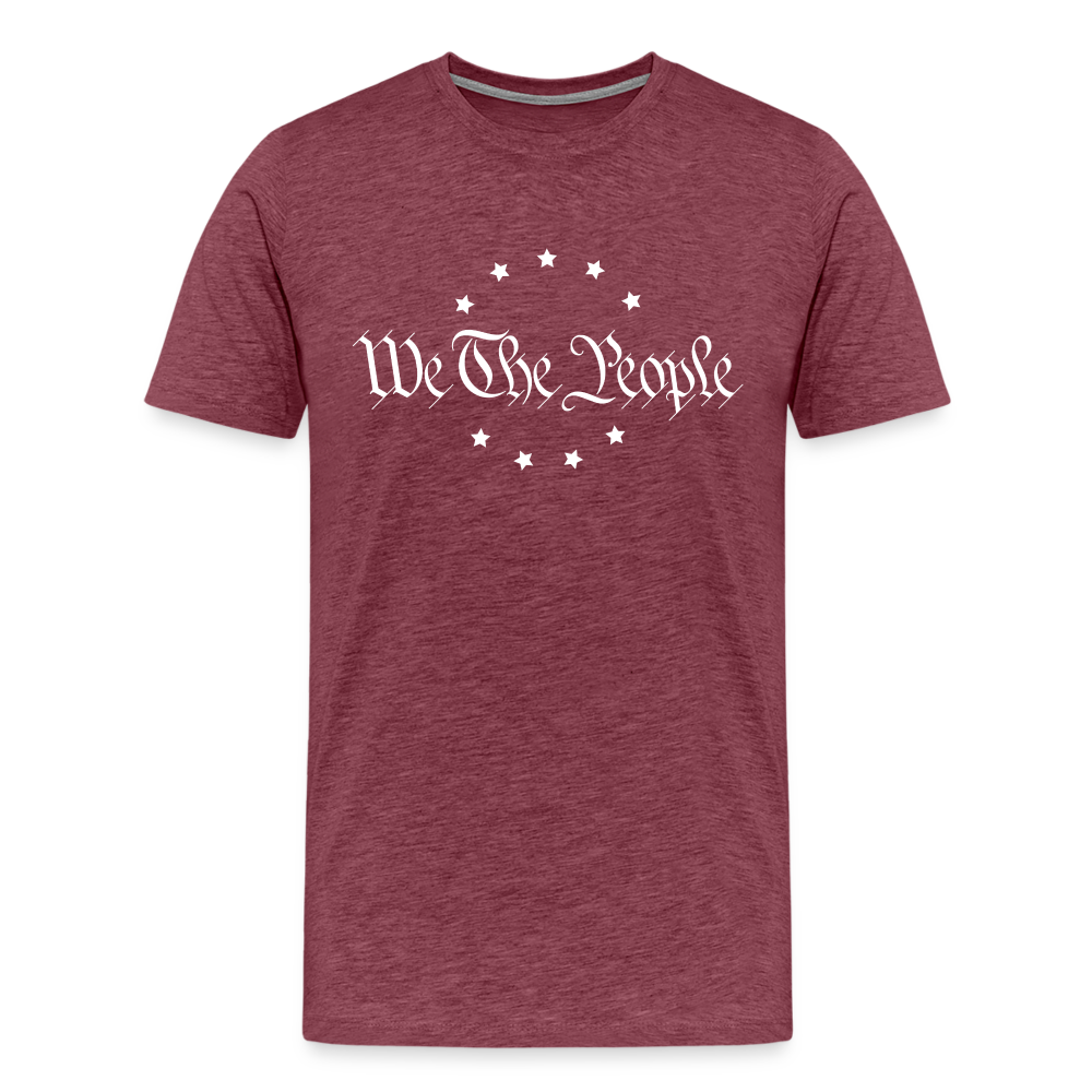 We The People Men's Premium T-Shirt - heather burgundy