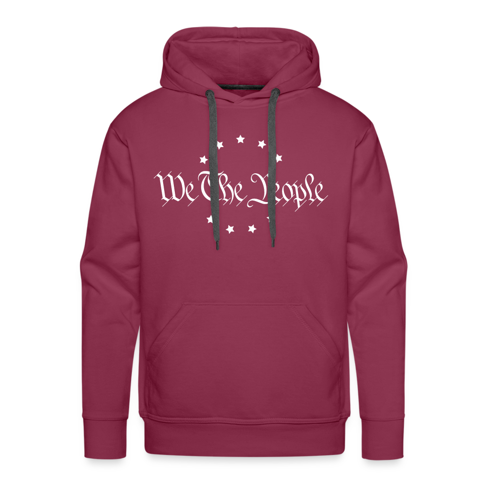 We The People Men’s Premium Hoodie - burgundy