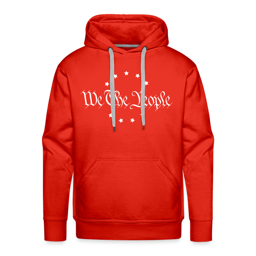 We The People Men’s Premium Hoodie - red