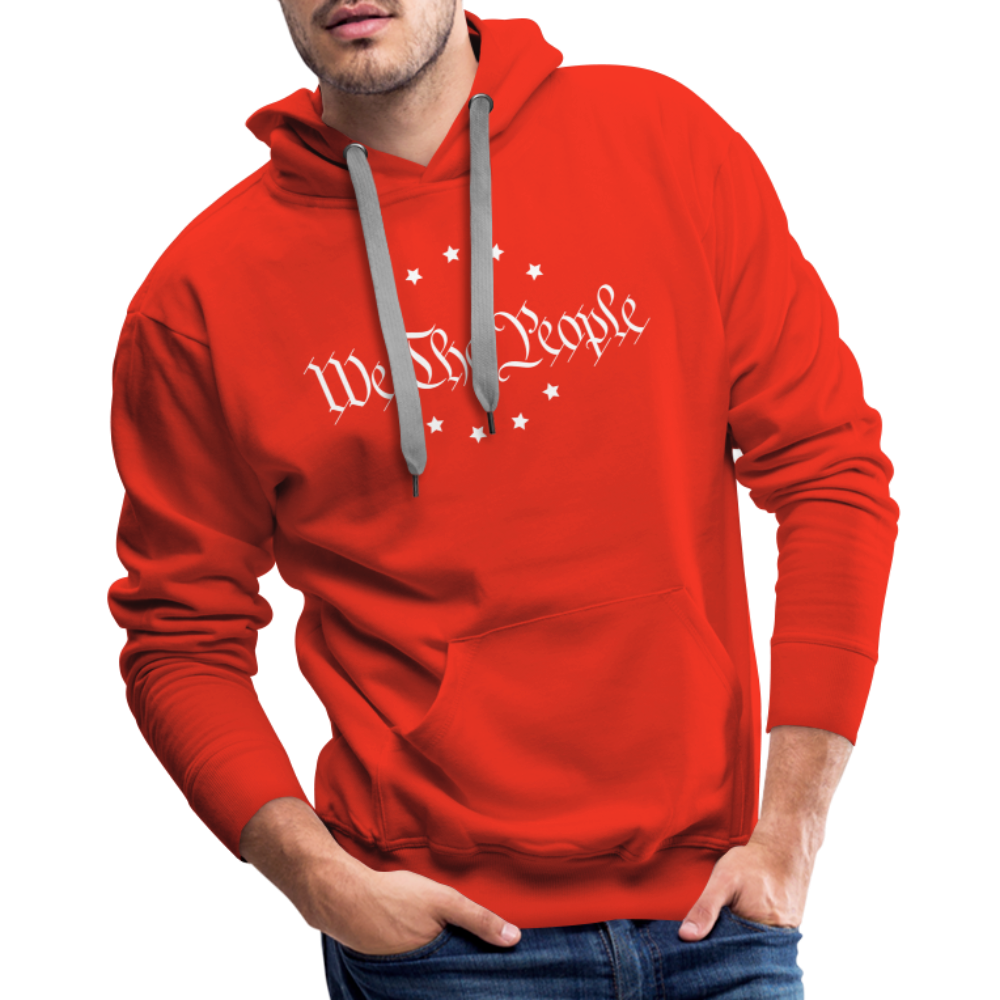 We The People Men’s Premium Hoodie - red