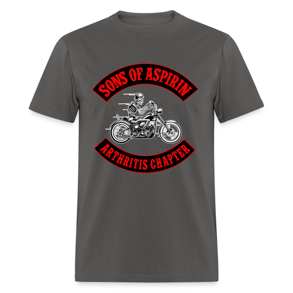 Sons of Aspirin Motorcycle Bikers Club Men's Classic T-Shirt - charcoal