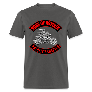 Sons of Aspirin Motorcycle Bikers Club Men's Classic T-Shirt - charcoal