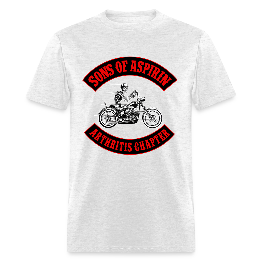 Sons of Aspirin Motorcycle Bikers Club Men's Classic T-Shirt - light heather gray