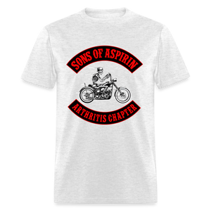 Sons of Aspirin Motorcycle Bikers Club Men's Classic T-Shirt - light heather gray