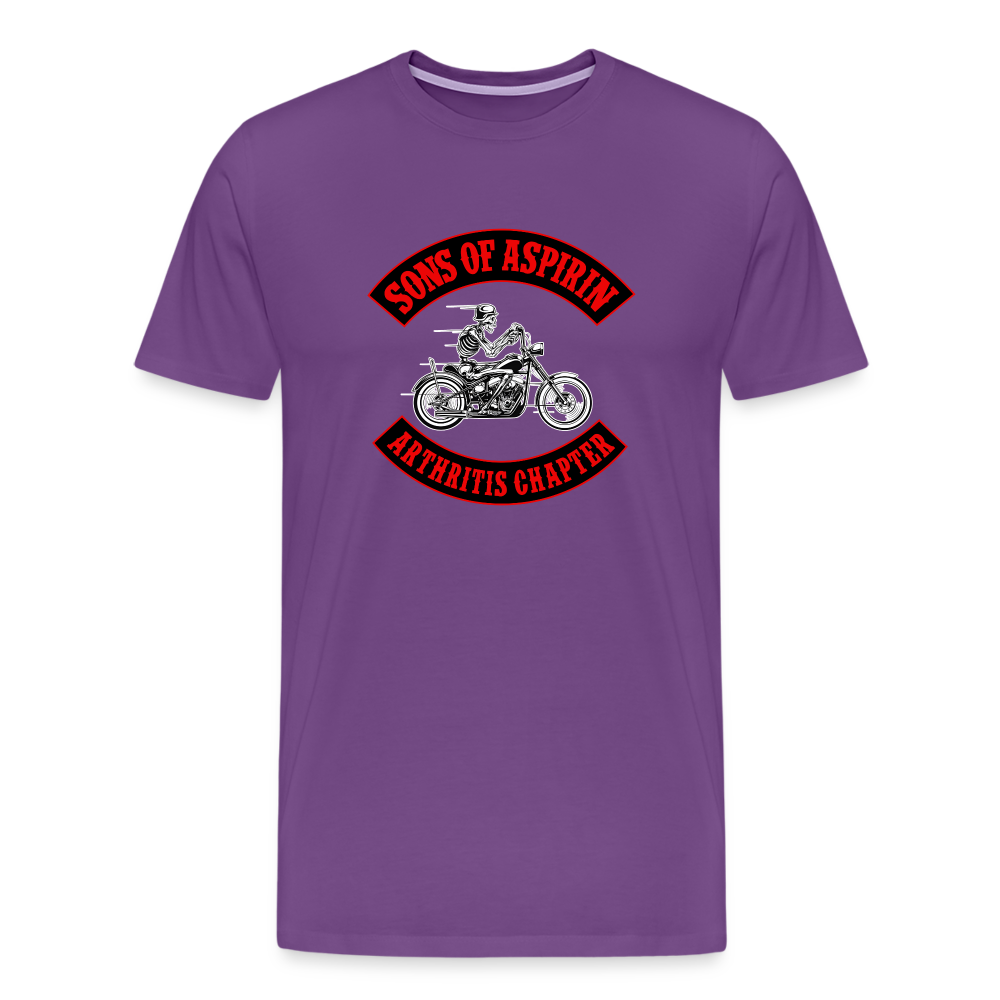 Sons of Aspirin Men's Premium T-Shirt - purple