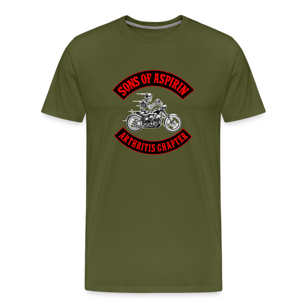 Sons of Aspirin Men's Premium T-Shirt - olive green