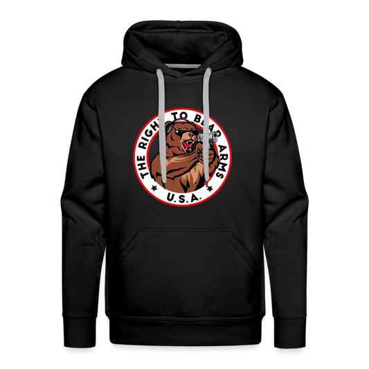 The Right To Bear Arms - USA Men’s Premium Hoodie - black