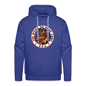 The Right To Bear Arms - USA Men’s Premium Hoodie - royal blue