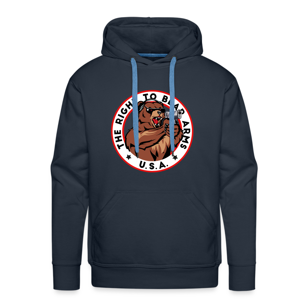 The Right To Bear Arms - USA Men’s Premium Hoodie - navy