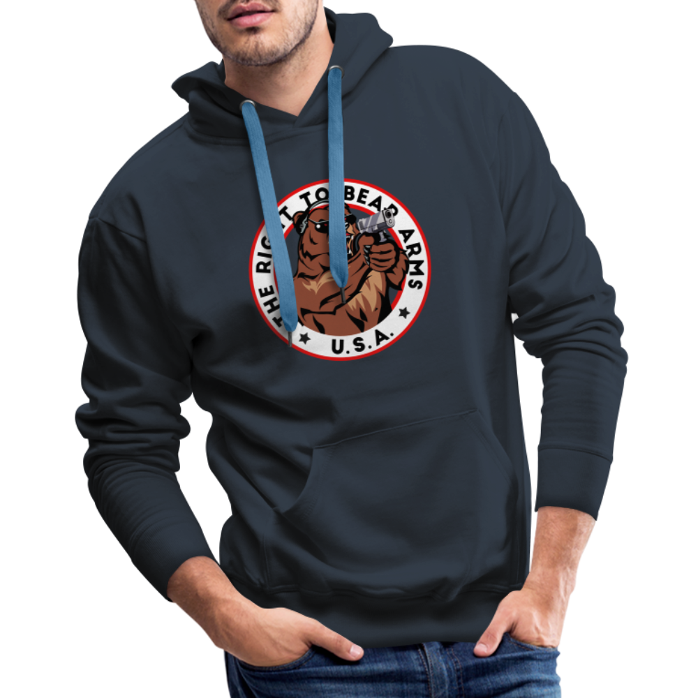 The Right To Bear Arms - USA Men’s Premium Hoodie - navy