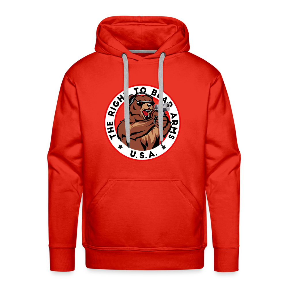 The Right To Bear Arms - USA Men’s Premium Hoodie - red