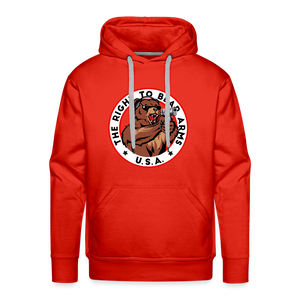 The Right To Bear Arms - USA Men’s Premium Hoodie - red