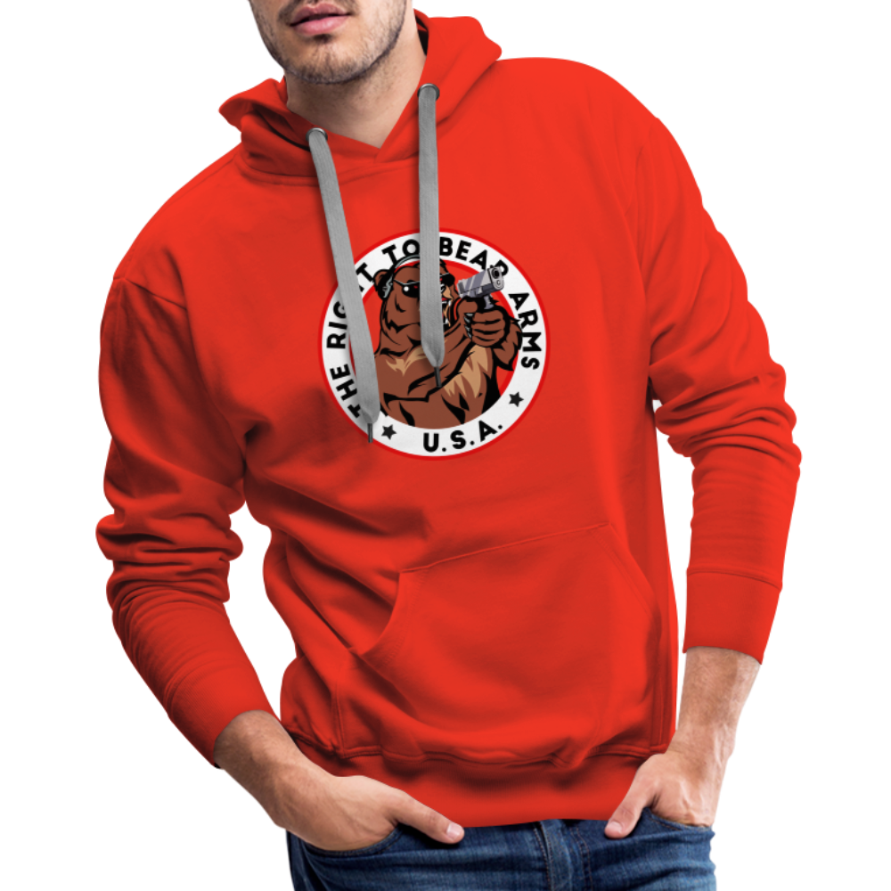 The Right To Bear Arms - USA Men’s Premium Hoodie - red