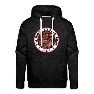 The Right To Bear Arms - USA Men’s Premium Hoodie - charcoal grey