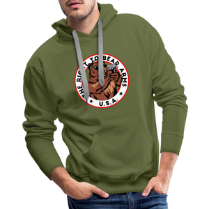 The Right To Bear Arms - USA Men’s Premium Hoodie - olive green