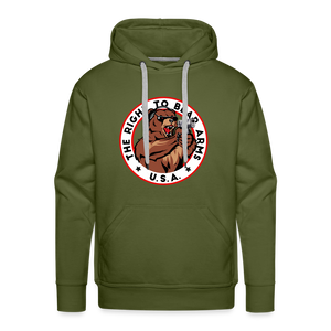 The Right To Bear Arms - USA Men’s Premium Hoodie - olive green