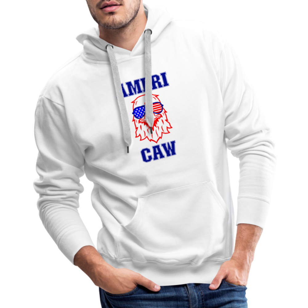 AmeriCaw Patriotic Men’s Premium Hoodie - white