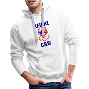 AmeriCaw Patriotic Men’s Premium Hoodie - white