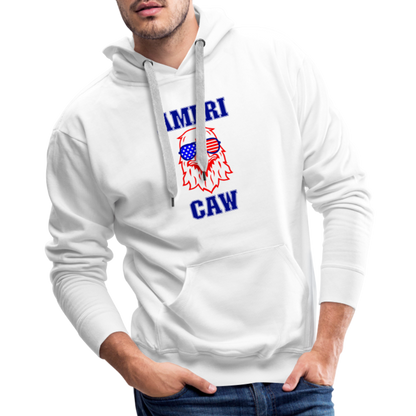 AmeriCaw Patriotic Men’s Premium Hoodie - white