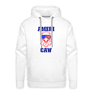 AmeriCaw Patriotic Men’s Premium Hoodie - white