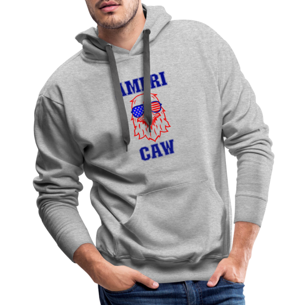 AmeriCaw Patriotic Men’s Premium Hoodie - heather grey