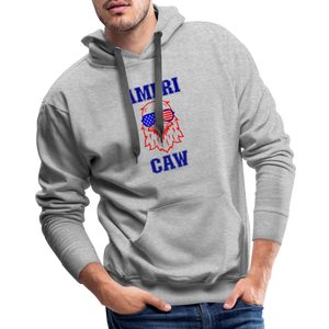 AmeriCaw Patriotic Men’s Premium Hoodie - heather grey