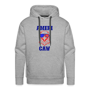 AmeriCaw Patriotic Men’s Premium Hoodie - heather grey