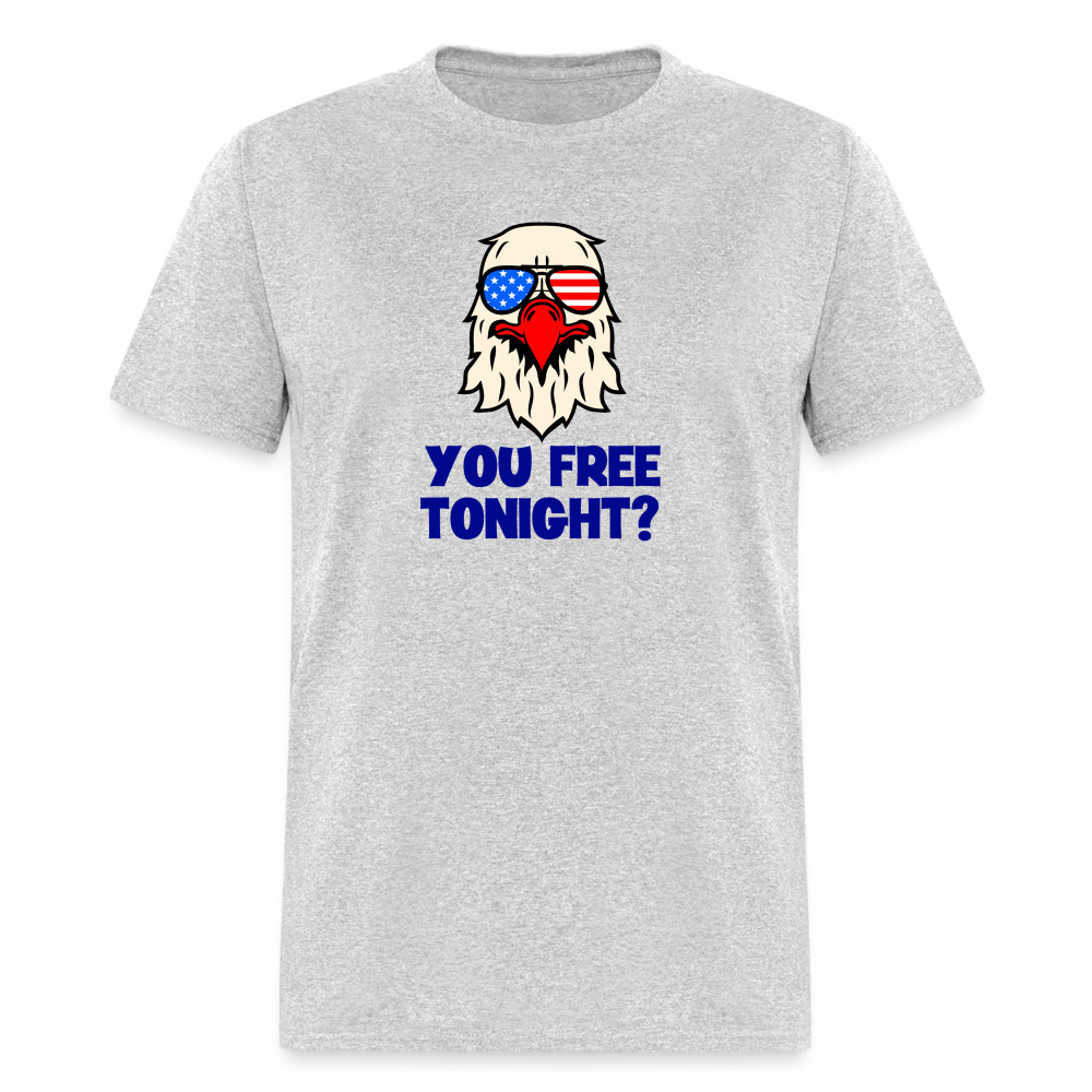 You free tonight? Patriotic Men's Classic T-Shirt - heather gray