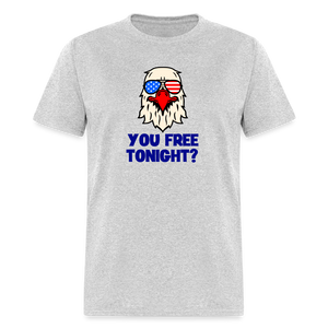 You free tonight? Patriotic Men's Classic T-Shirt - heather gray