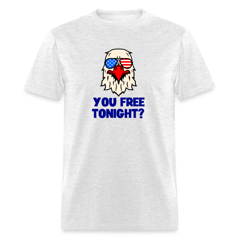 You free tonight? Patriotic Men's Classic T-Shirt - light heather gray