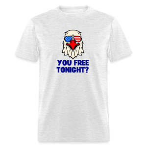 You free tonight? Patriotic Men's Classic T-Shirt - light heather gray