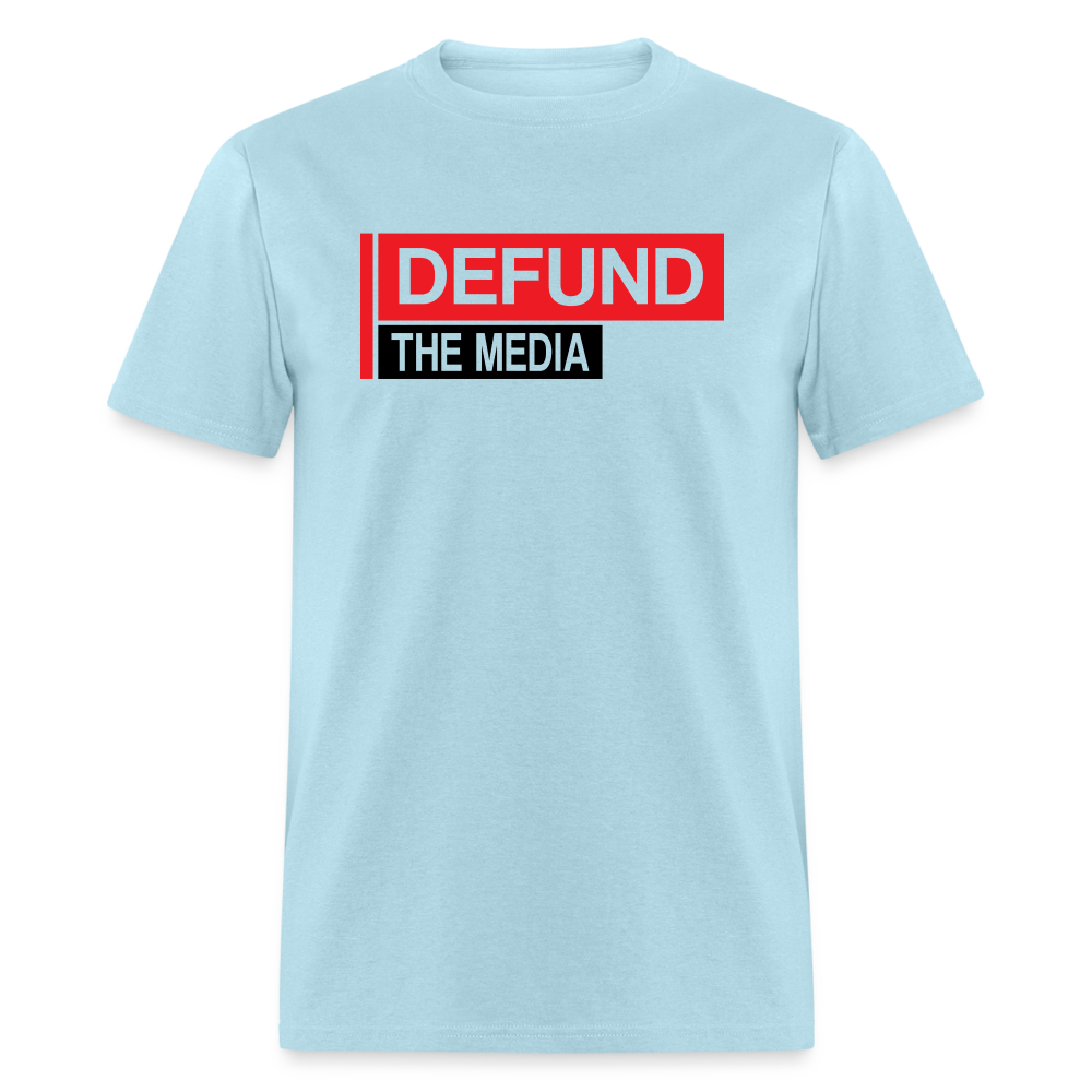 Defund The Media Classic T-Shirt - powder blue