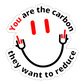 You are the carbon they want to reduce Sticker - white matte