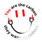 You are the carbon they want to reduce Sticker - white glossy