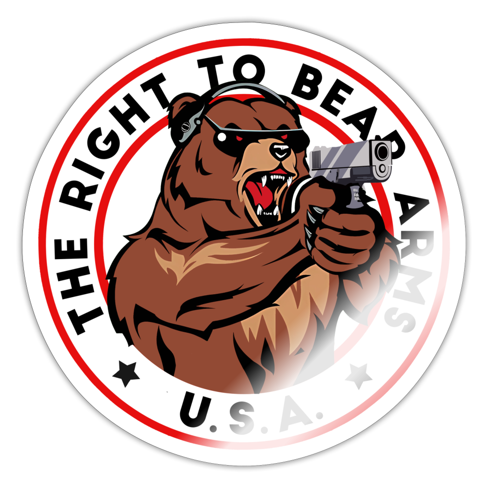 The Right To Bear Arms Sticker – Clown World