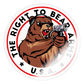 The Right To Bear Arms Sticker - transparent glossy