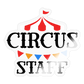 Circus Staff Sticker - transparent glossy