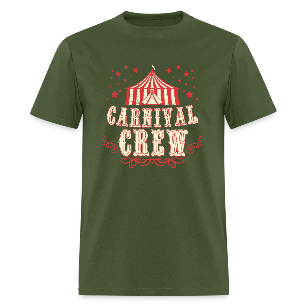 Carnival Crew Circus Tent  Classic T-Shirt - military green