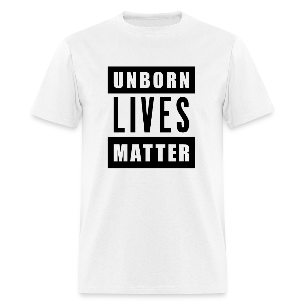 Unborn Lives Matter Classic T-Shirt - white