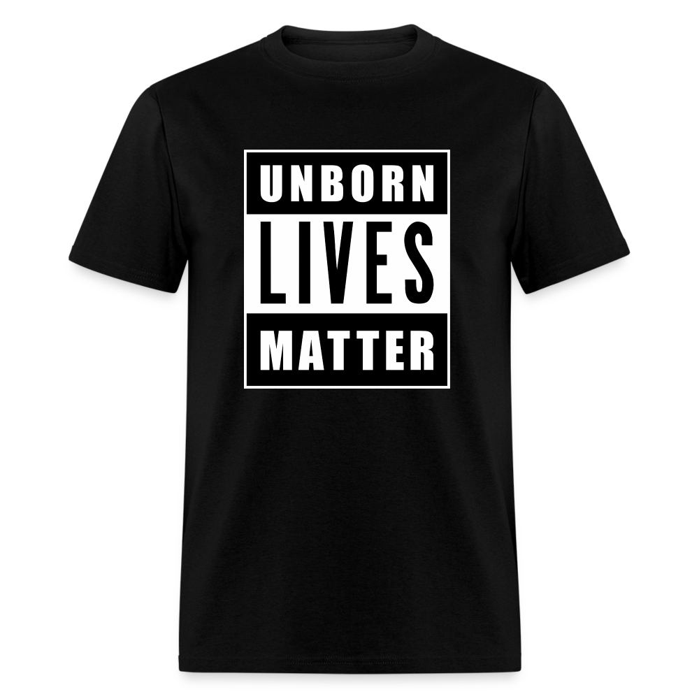 Unborn Lives Matter Classic T-Shirt - black