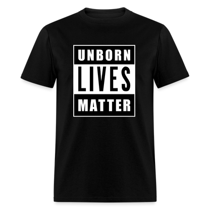 Unborn Lives Matter Classic T-Shirt - black