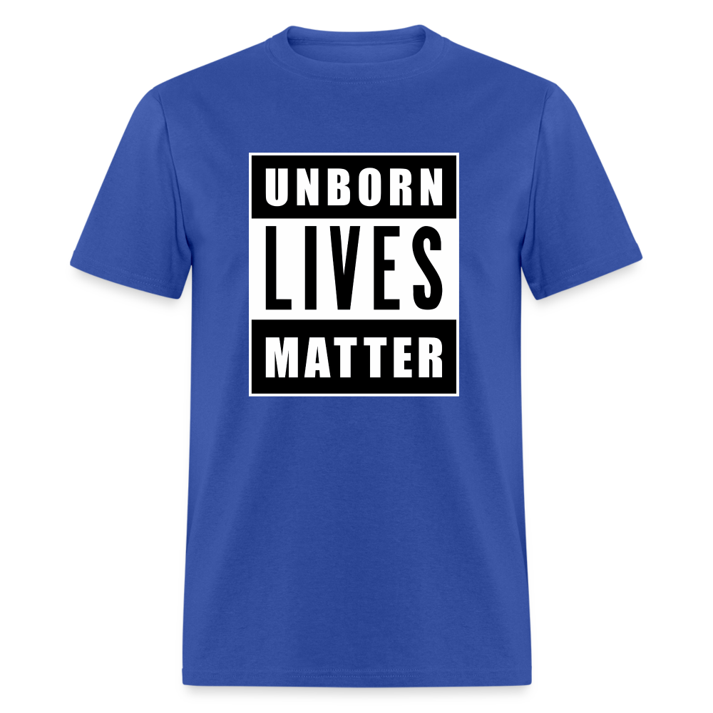 Unborn Lives Matter Classic T-Shirt - royal blue