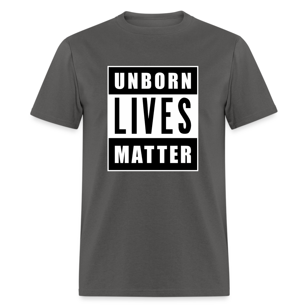 Unborn Lives Matter Classic T-Shirt - charcoal