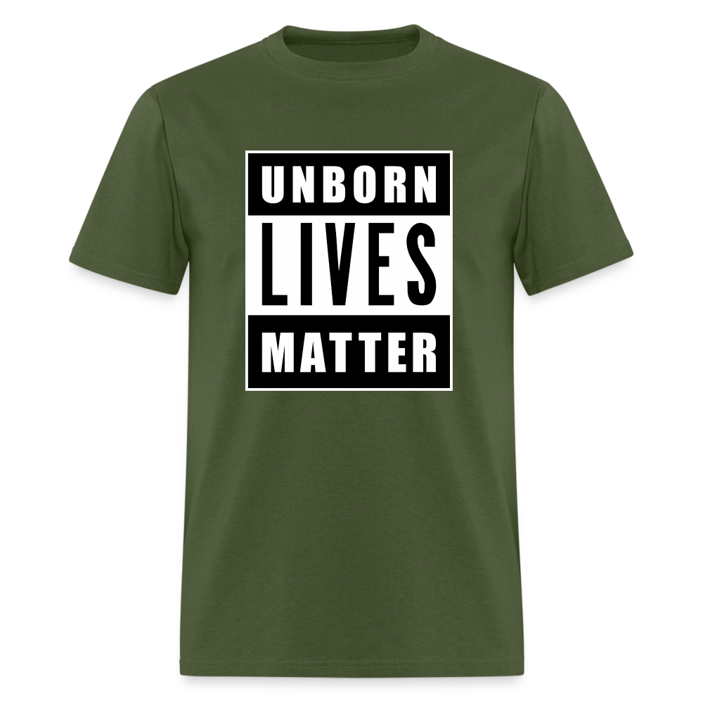 Unborn Lives Matter Classic T-Shirt - military green