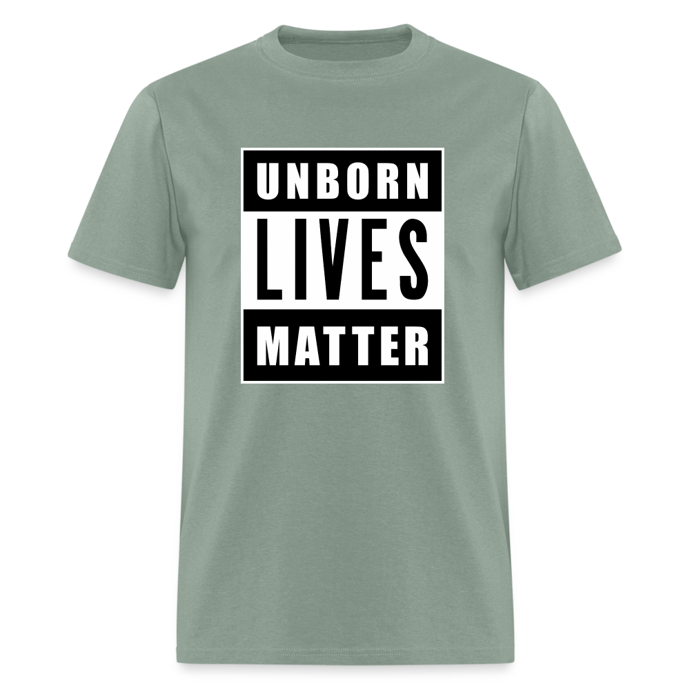 Unborn Lives Matter Classic T-Shirt - sage