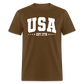 Retro USA Est 1776  Classic T-Shirt - brown