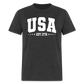 Retro USA Est 1776  Classic T-Shirt - heather black